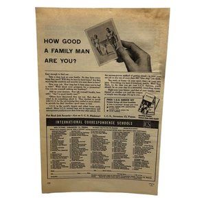 Vintage 1963 Print Ad International Correspondence School Scranton PA ICS